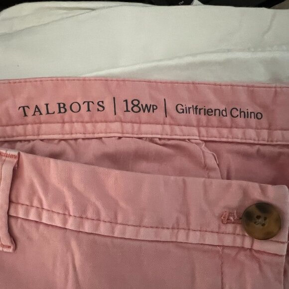 Talbots Girlfriend Chino crops 18W - Picture 2 of 6